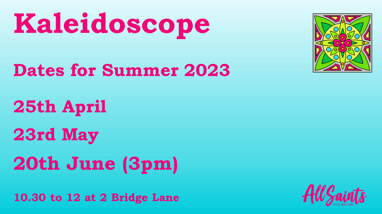 Kaleidocscope Dates for Summer
