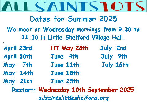 Dates Summer 2025  draft 1